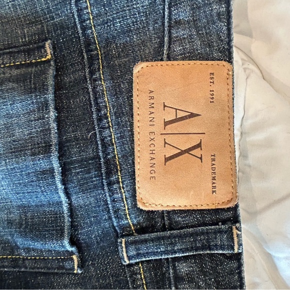 Armani Exchange Denim Mini Skirt - Picture 5 of 16